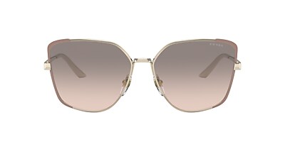 Prada PR 60XS 59 Pink Gradient Grey Pale Gold Matte Pink