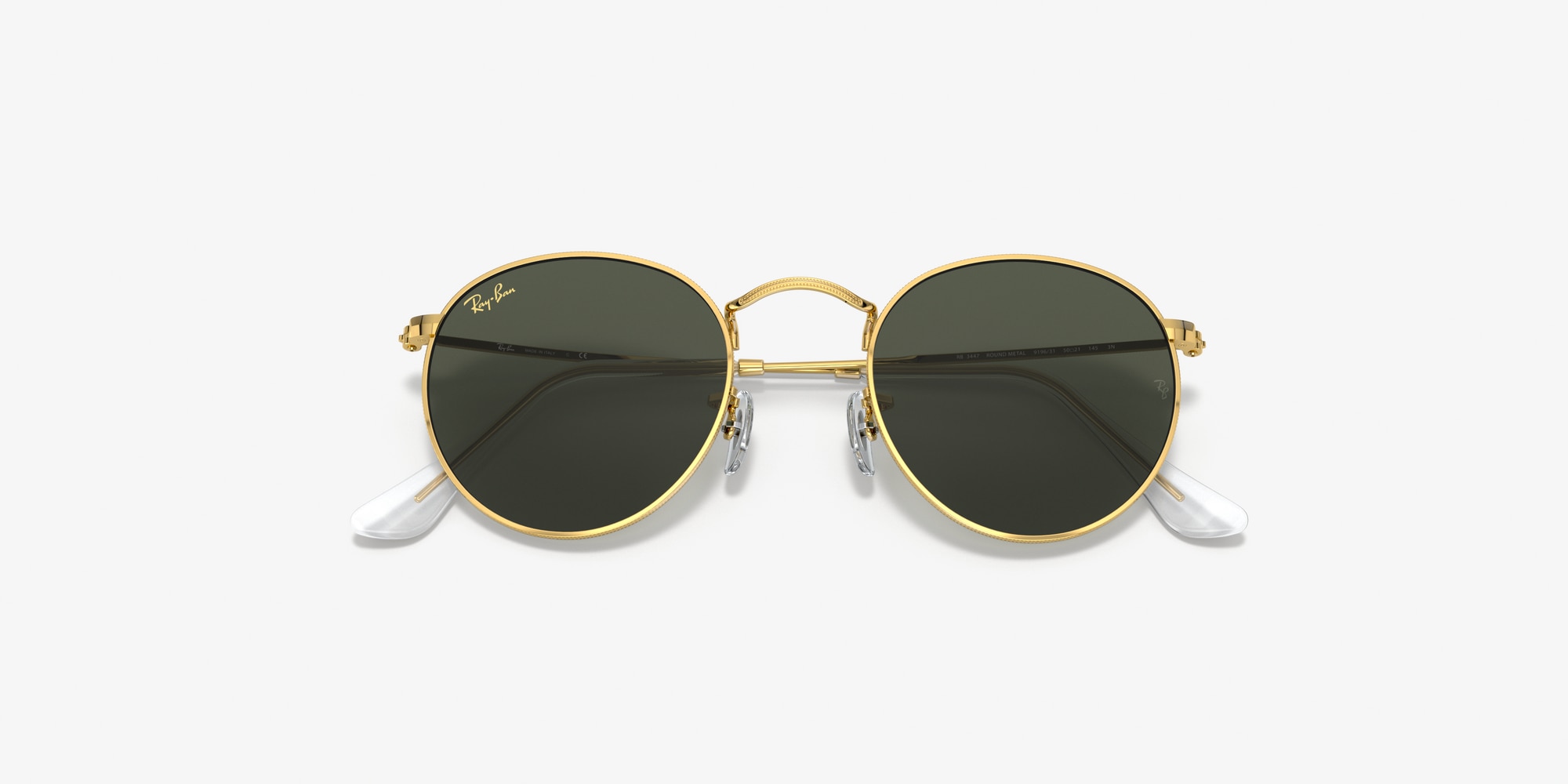 ray ban rb3447 round metal