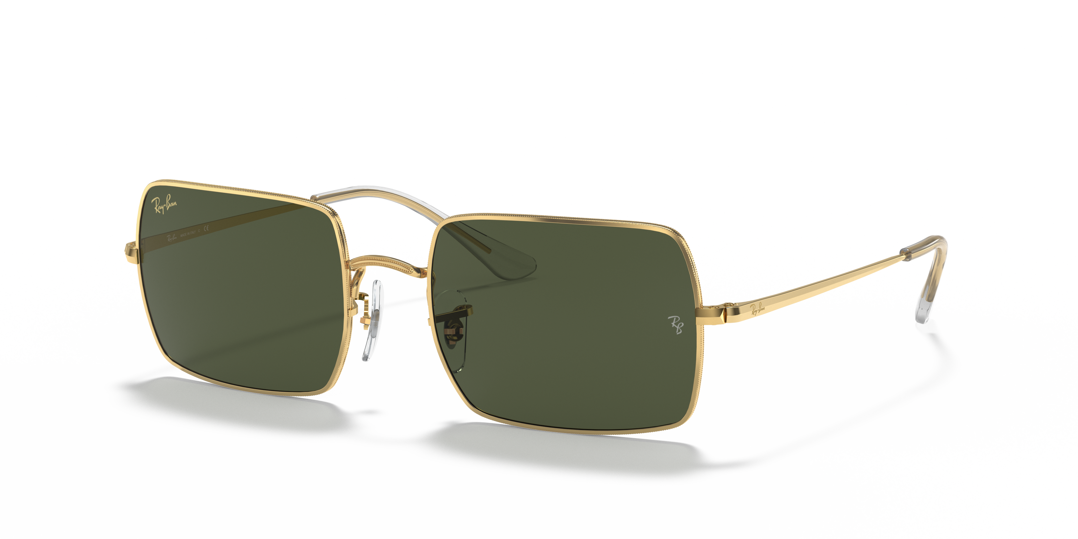 ray ban rectangle 1969 on model