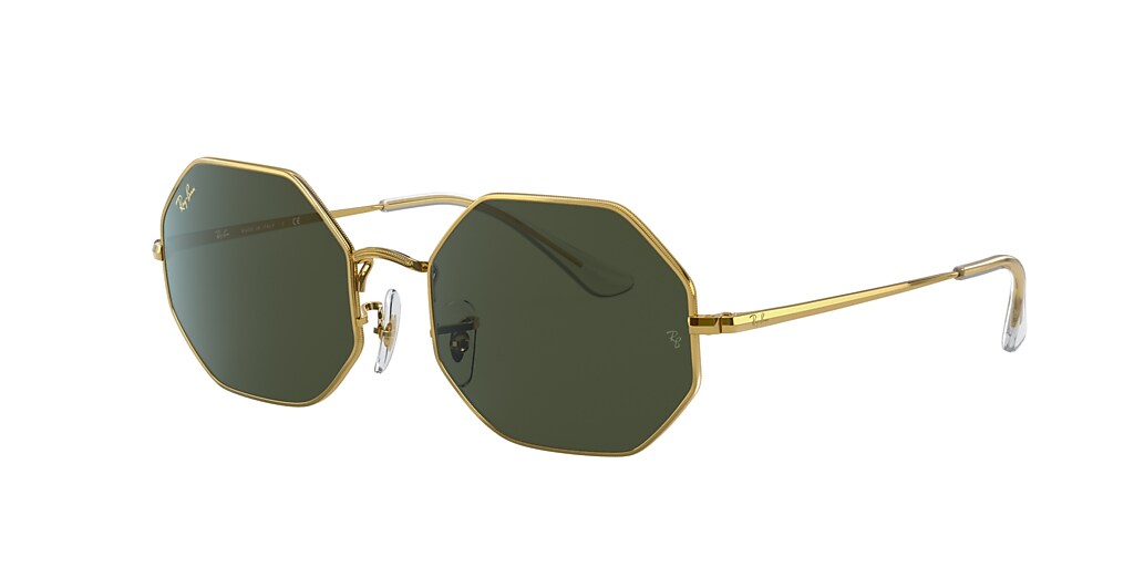 Ray Ban Rb1972 Octagon 1972 Legend Gold 54 Green And Gold Sunglasses Sunglass Hut Usa