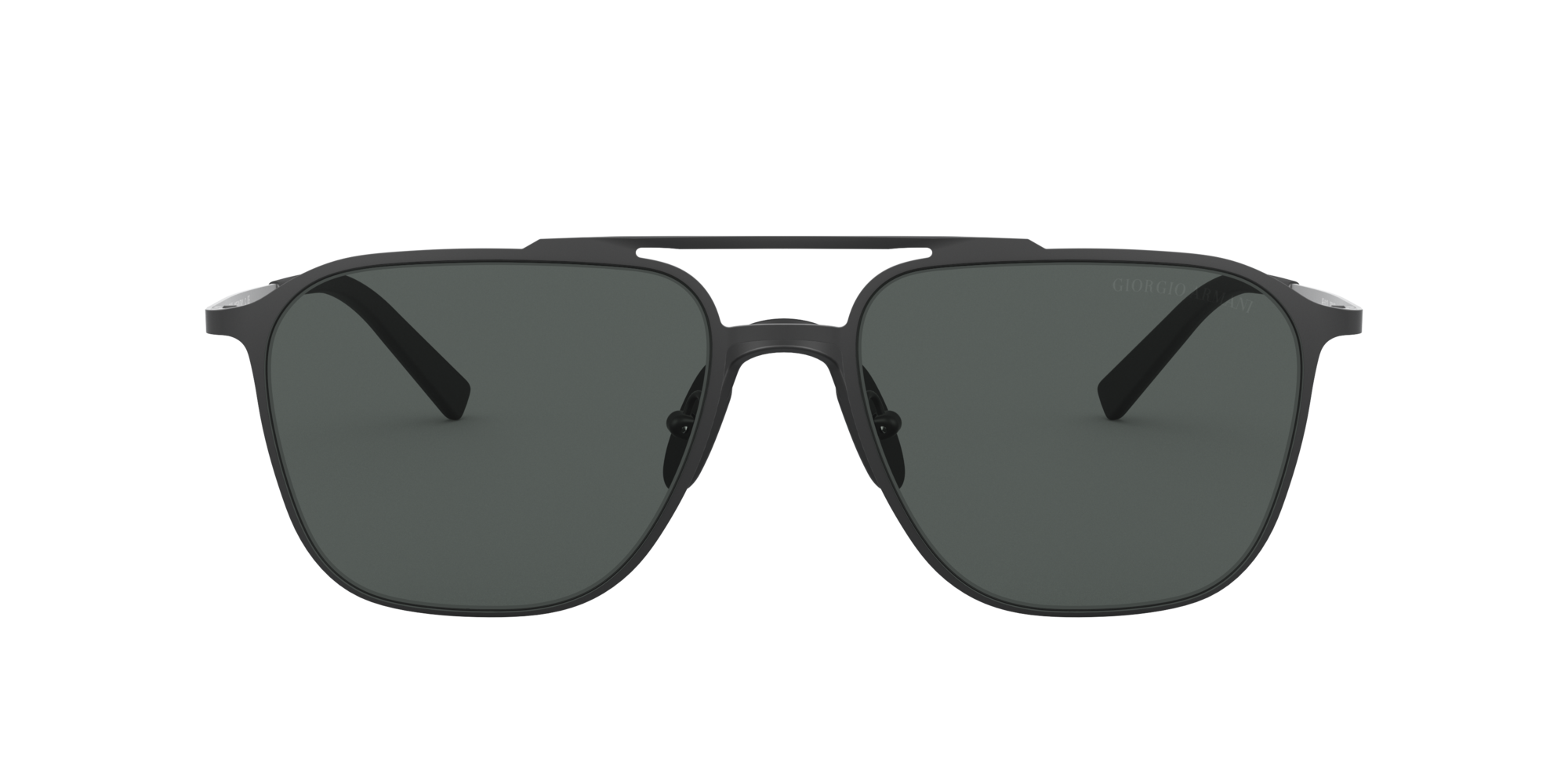 Giorgio Armani AR6110 58 Grey & Matte Black Sunglasses | Sunglass Hut USA