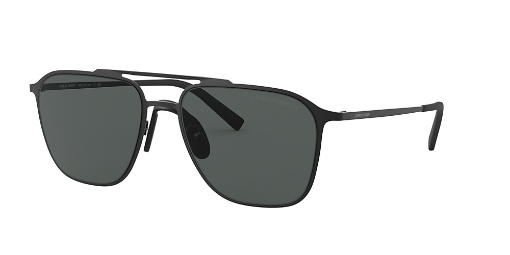 Emporio armani matte black sunglasses new arrivals