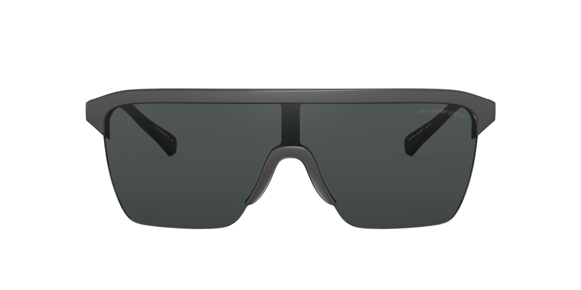 emporio armani matte black sunglasses