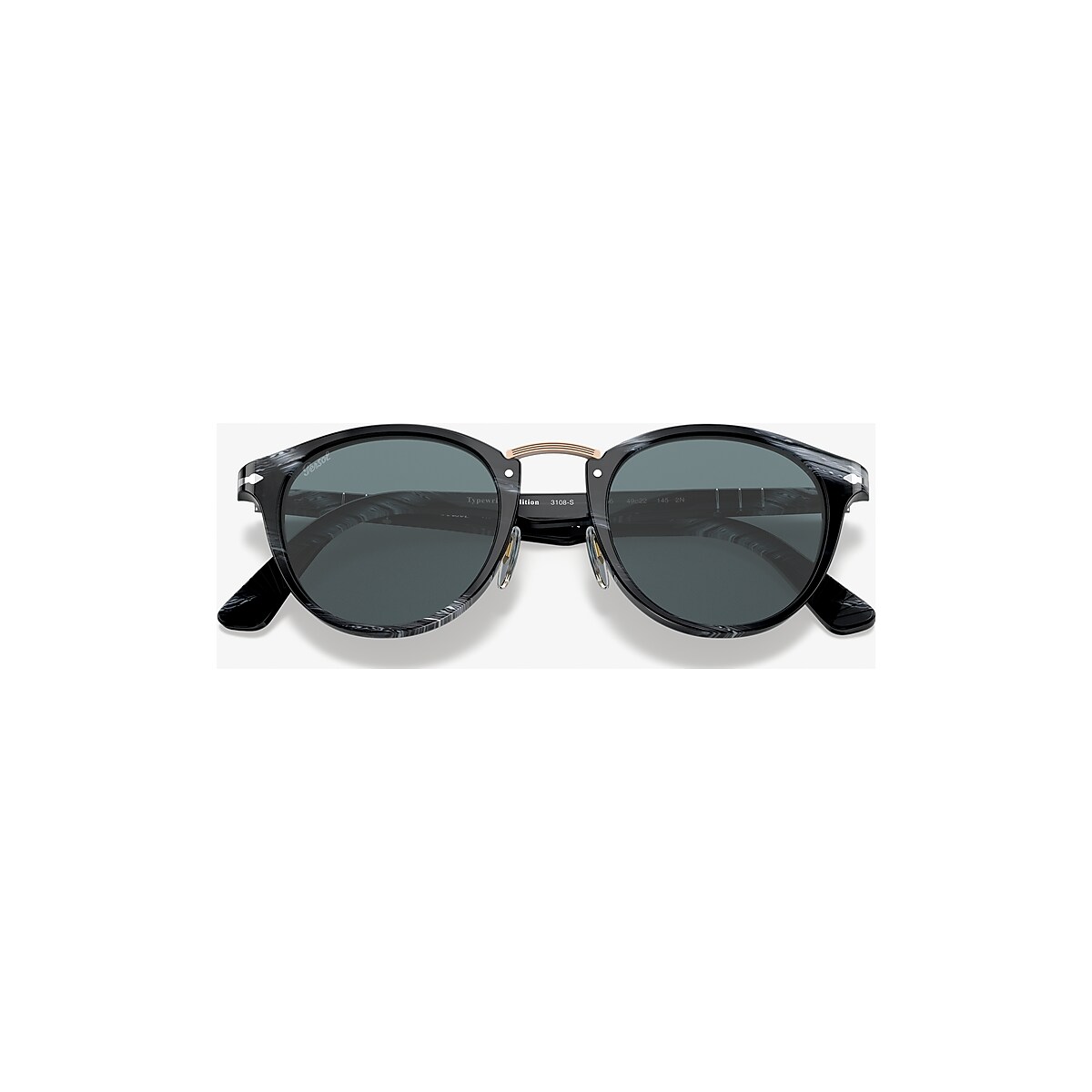 Persol PO3108S 49 Blue & Black Sunglasses | Sunglass Hut USA