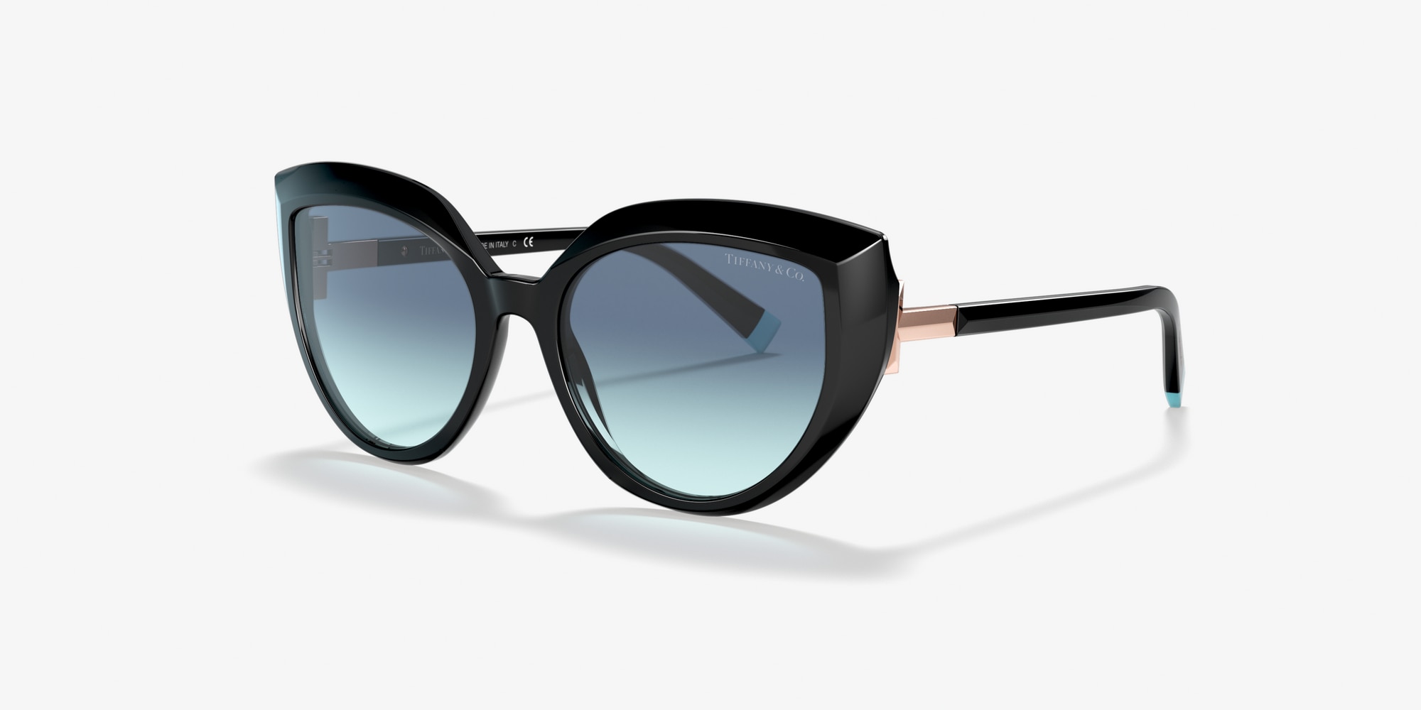 Tiffany & Co. TF3083B 59 Azure Gradient Blue & Silver Sunglasses | Sunglass  Hut USA