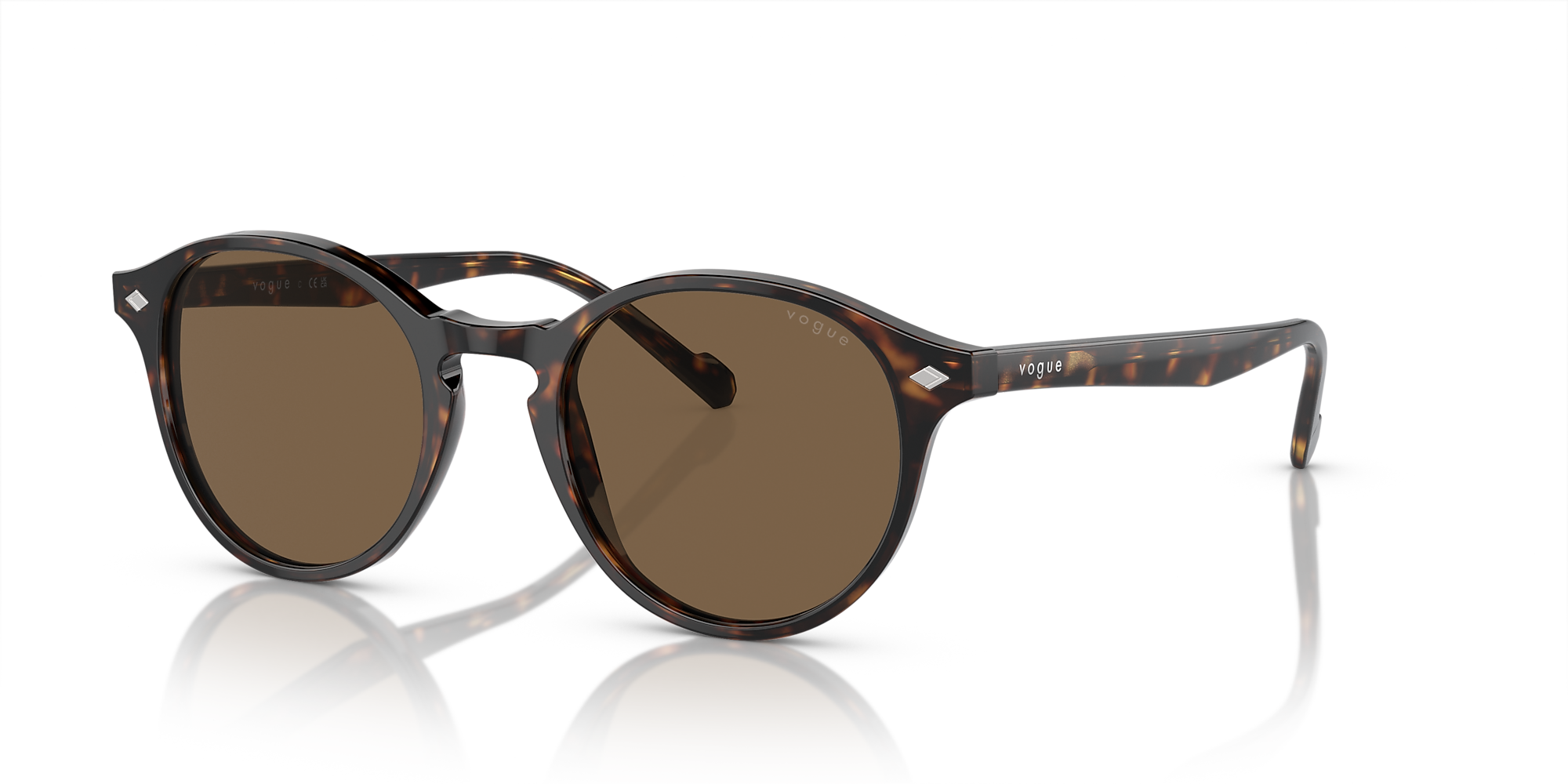 Vogue Eyewear VO5327S 48 Dark Brown & Dark Havana Sunglasses | Sunglass ...