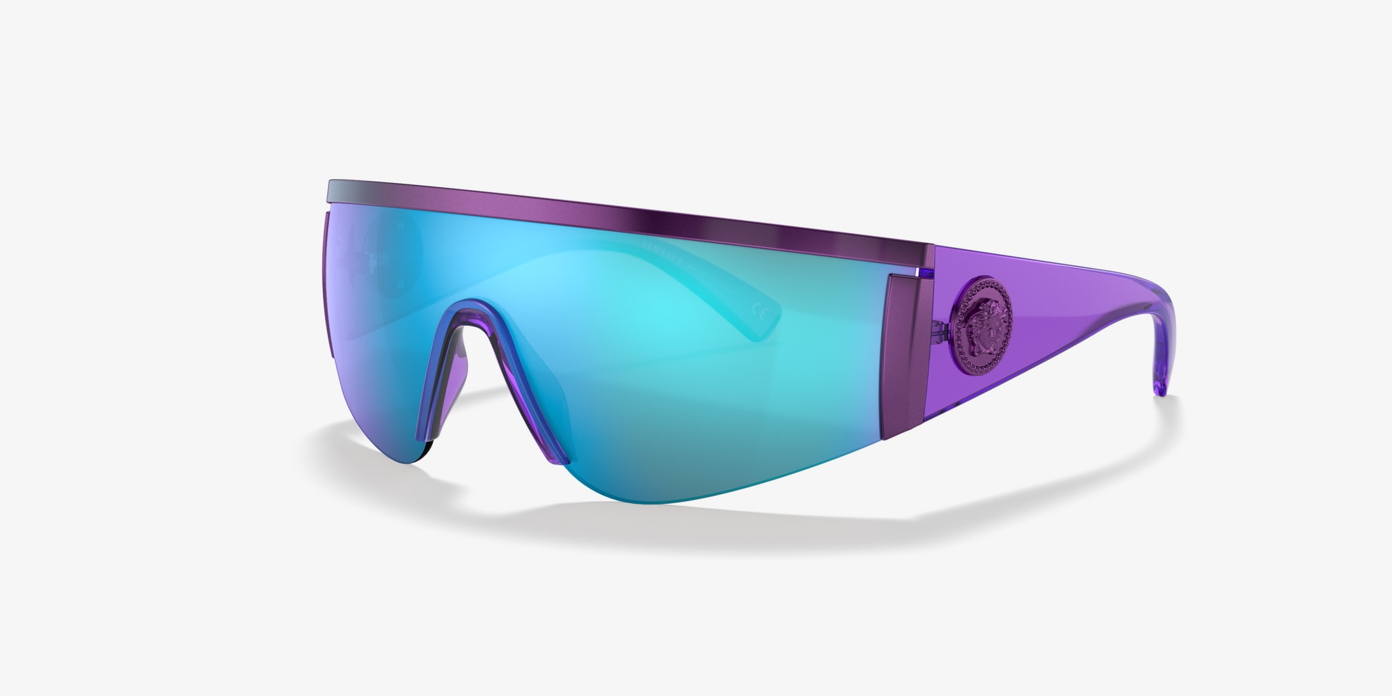 purple versace glasses