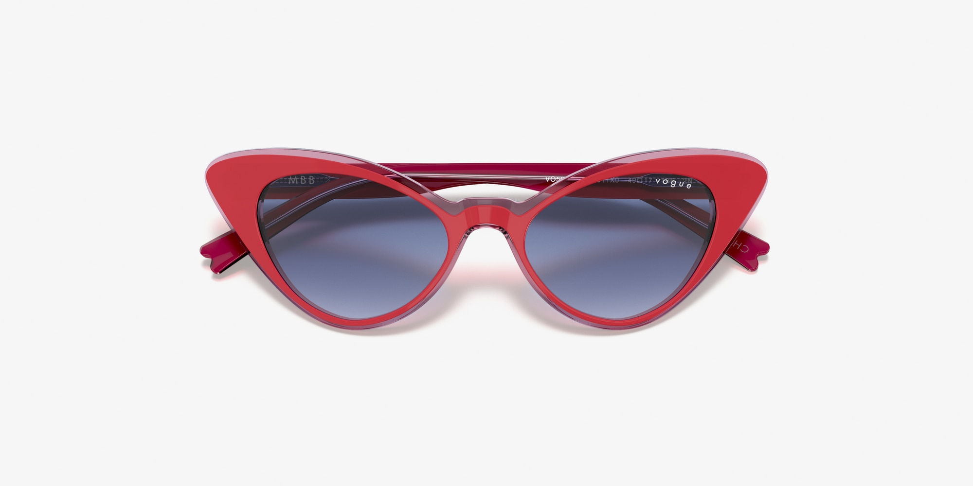 vogue glasses red