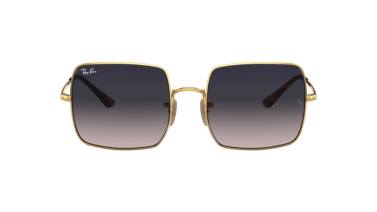 Ray-Ban RB1971 Square 1971 Classic 54 Light Brown Gradient & Gold