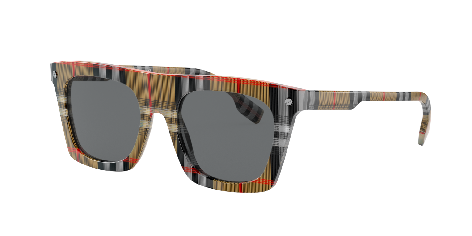 burberry hexagonal sunglasses