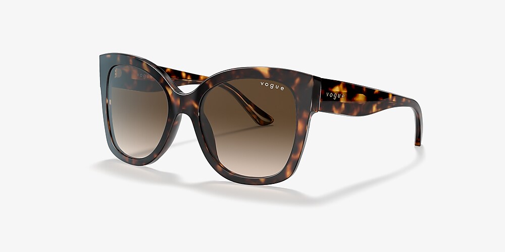 Vogue Eyewear VO5338S 54 Brown Gradient & Dark Havana Sunglasses 
