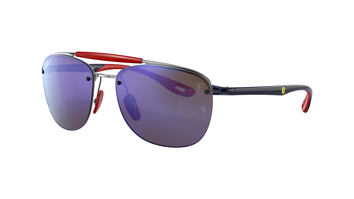 Ray-Ban RB3662M Scuderia Ferrari Collection 59 Blue & Silver