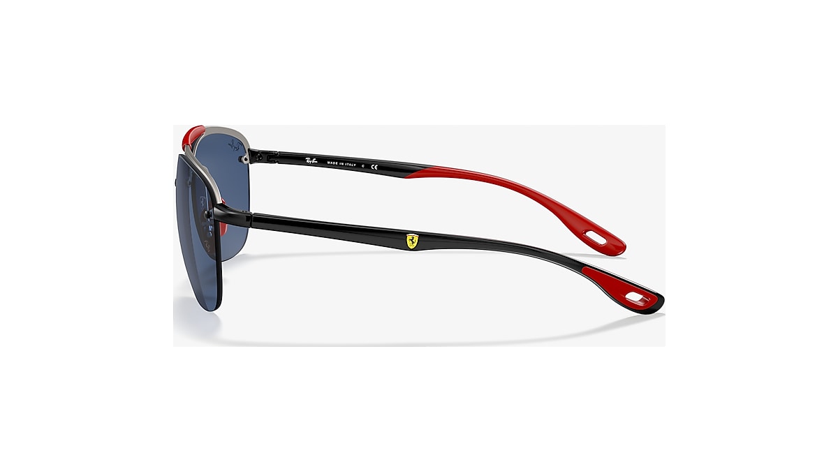 RAY-BAN RB3662M Scuderia Ferrari Collection Gunmetal - Man Sunglasses, Dark  Blue Classic Lens