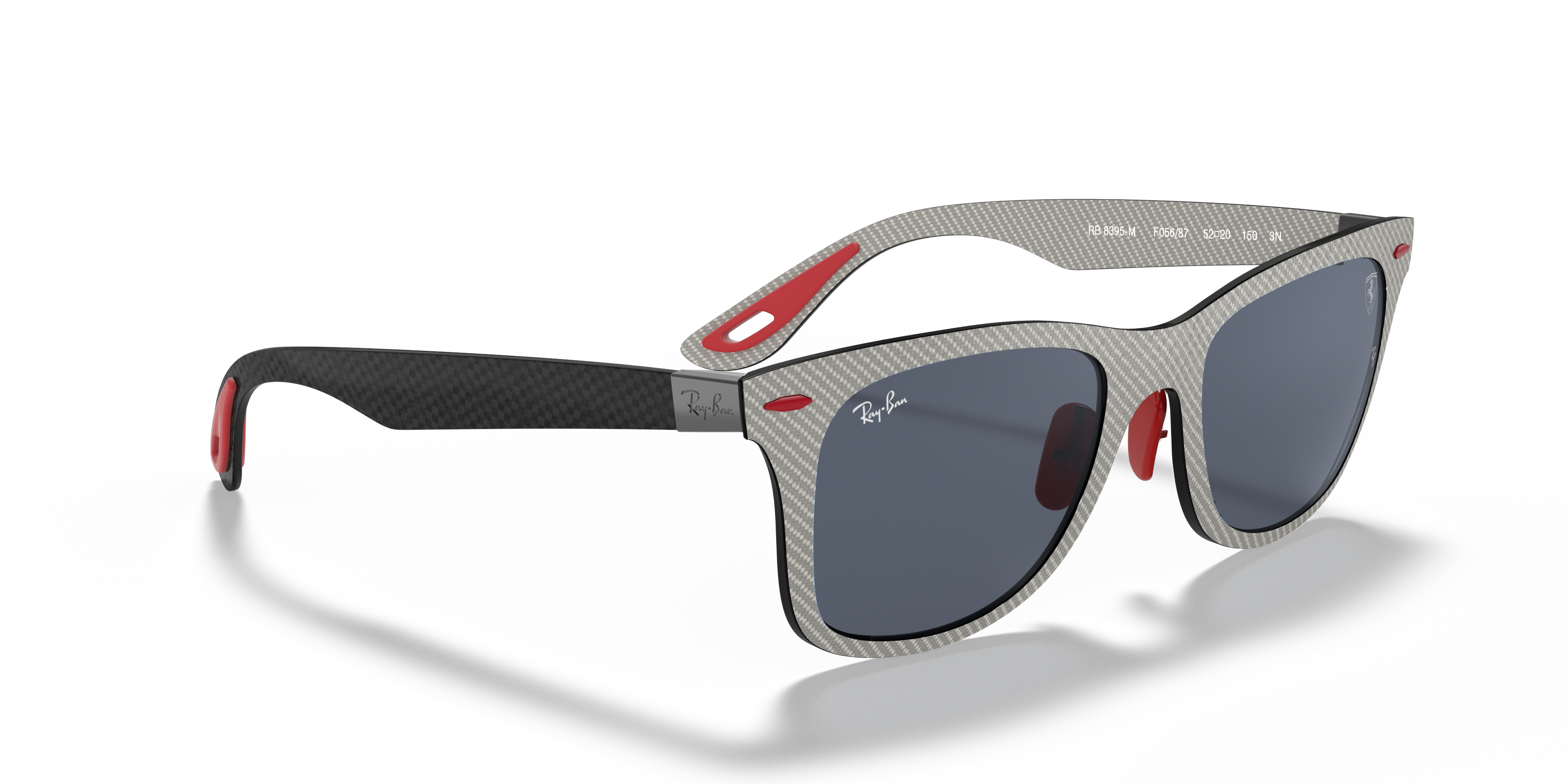 Ray-Ban RB8395M SCUDERIA FERRARI COLLECTION 52 Gris Oscuro | Sunglass Hut