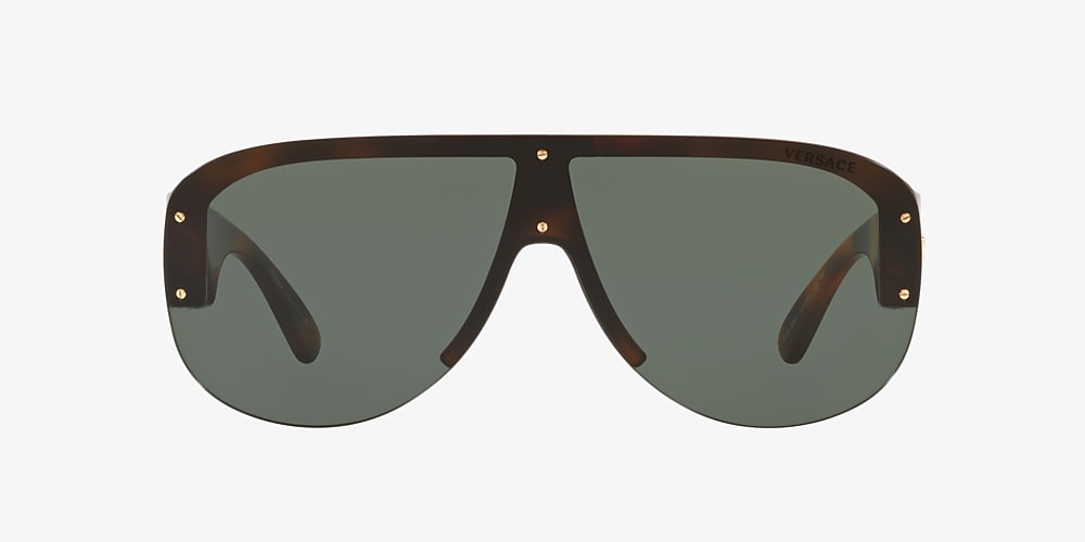 Versace VE4391 01 Dark Green & Havana Sunglasses | Sunglass Hut USA