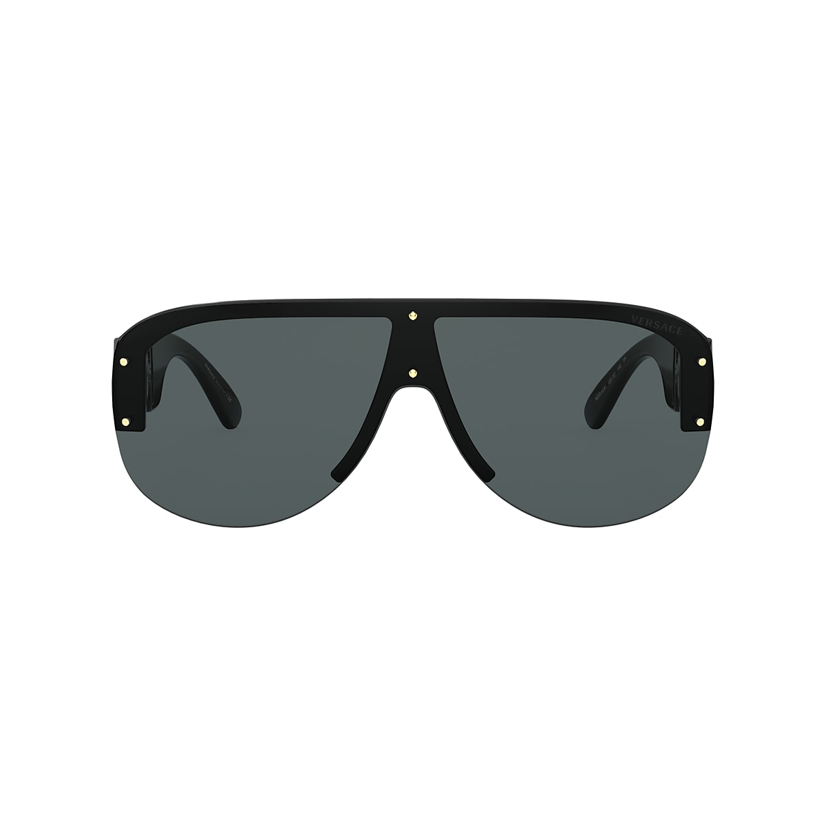 Versace VE4391 01 Dark Grey & Black Sunglasses | Sunglass Hut