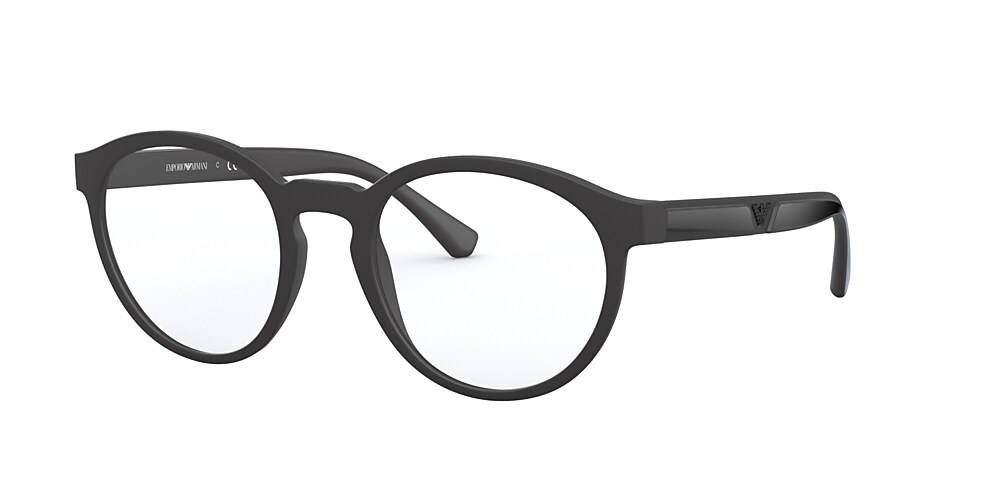 Emporio Armani EA4152 52 Clear Matte Black Sunglasses Sunglass