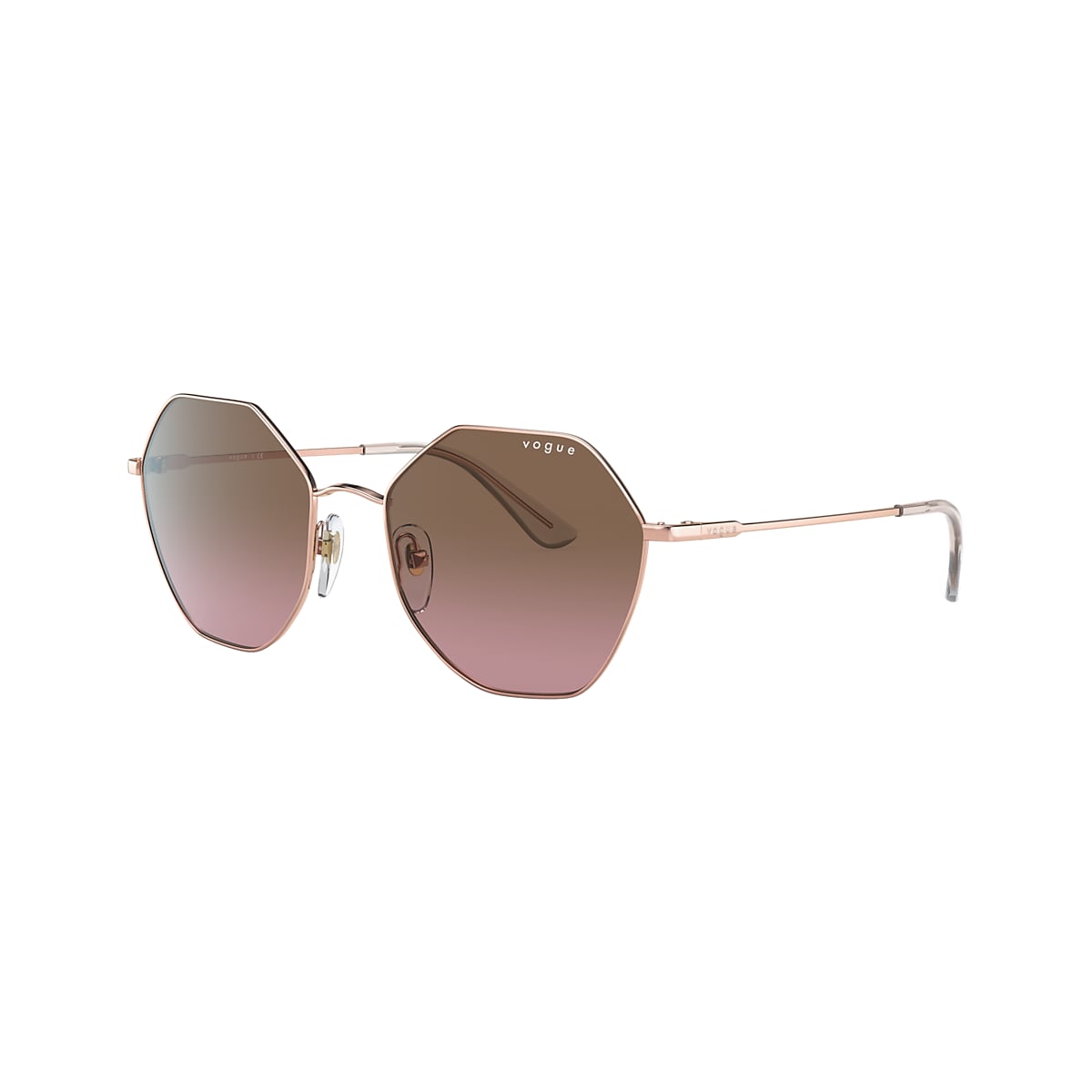 Vogue Eyewear VO4180S 54 Pink Gradient Brown & Rose Gold Sunglasses |  Sunglass Hut Australia
