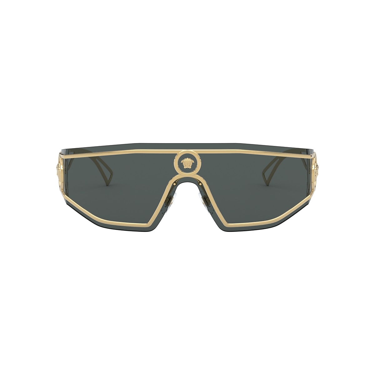 Versace VE2226 01 Grey & Gold Sunglasses | Sunglass Hut USA