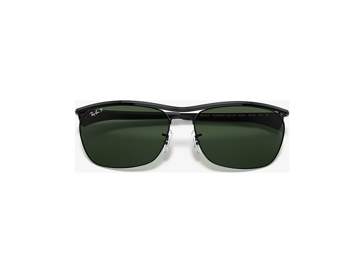 Ray-Ban RB3619 Olympian II Deluxe 60 Polarized Green Classic G-15 
