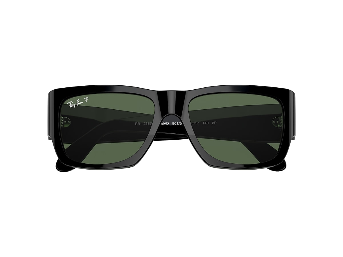 Druppelen Reciteren triatlon Ray-Ban RB2187 Nomad 54 Green & Black Polarized Sunglasses | Sunglass Hut  USA