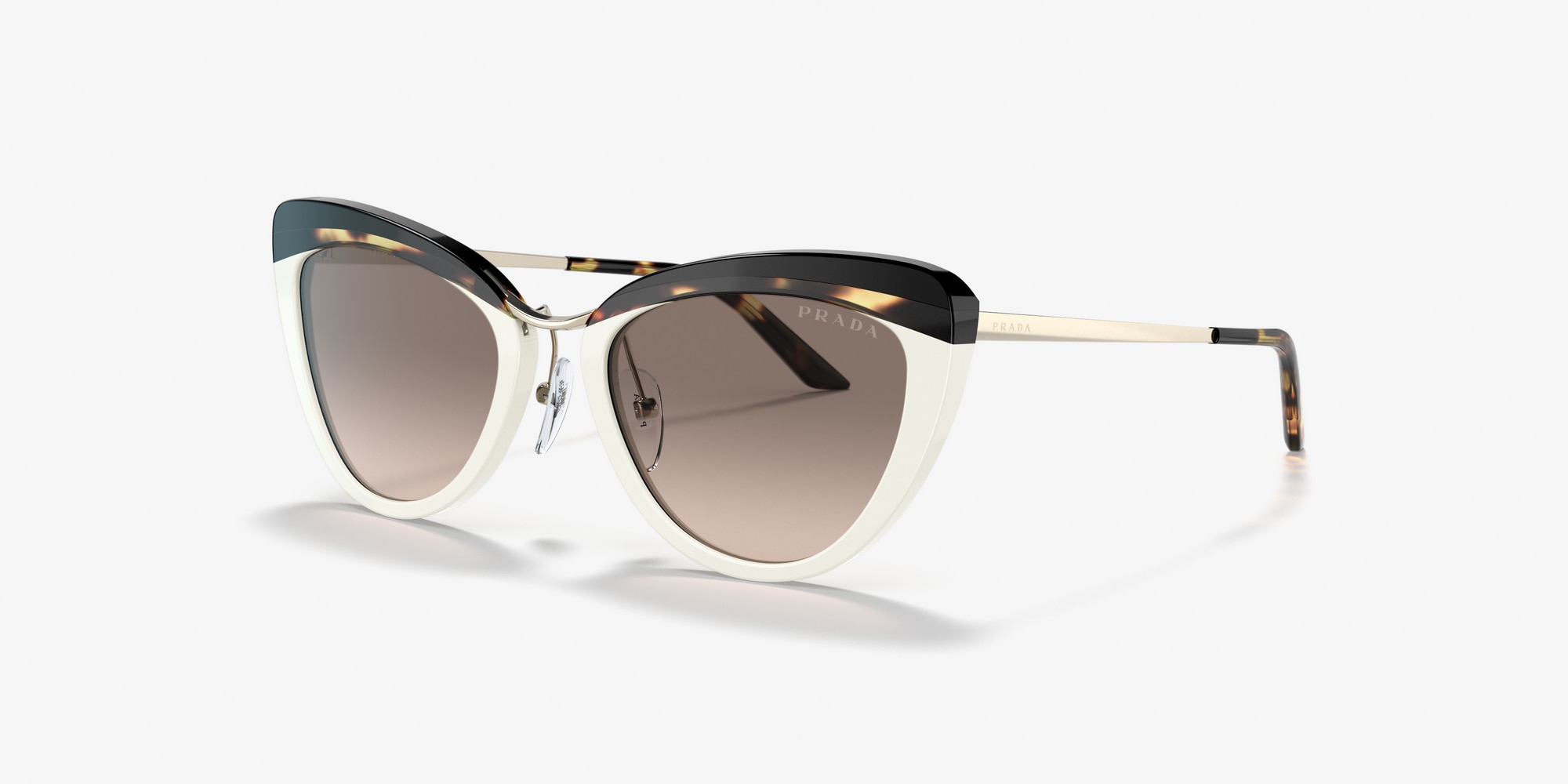 Prada PR 25XS 55 Light Brown Gradient 