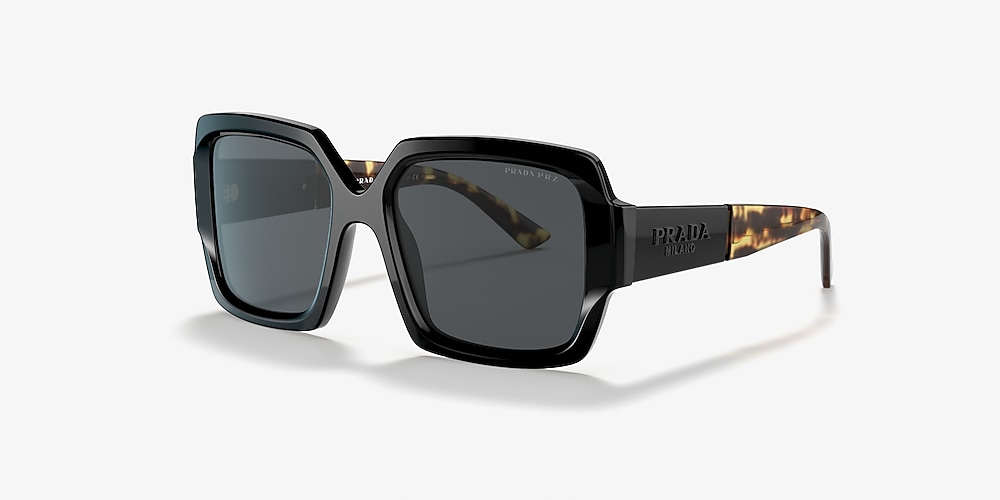 Prada PR 21XS 54 Polar Grey & Black Polarized Sunglasses | Sunglass Hut USA