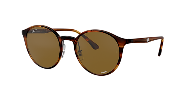 Ray-Ban RB4336CH Chromance 50 Brown & Striped Red Havana Polarized