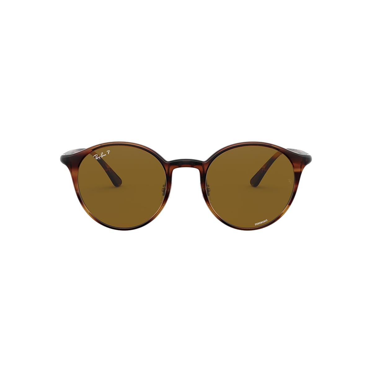 Ray-Ban RB4336CH Chromance 50 Brown & Striped Red Havana