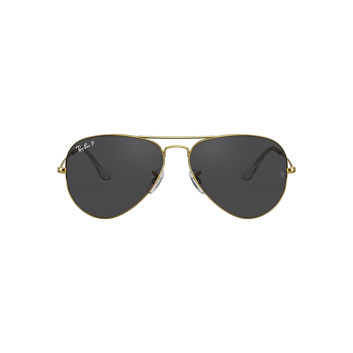 Aviator Classic Gold Frame Black Lens Sunglasses by Ray-Ban
