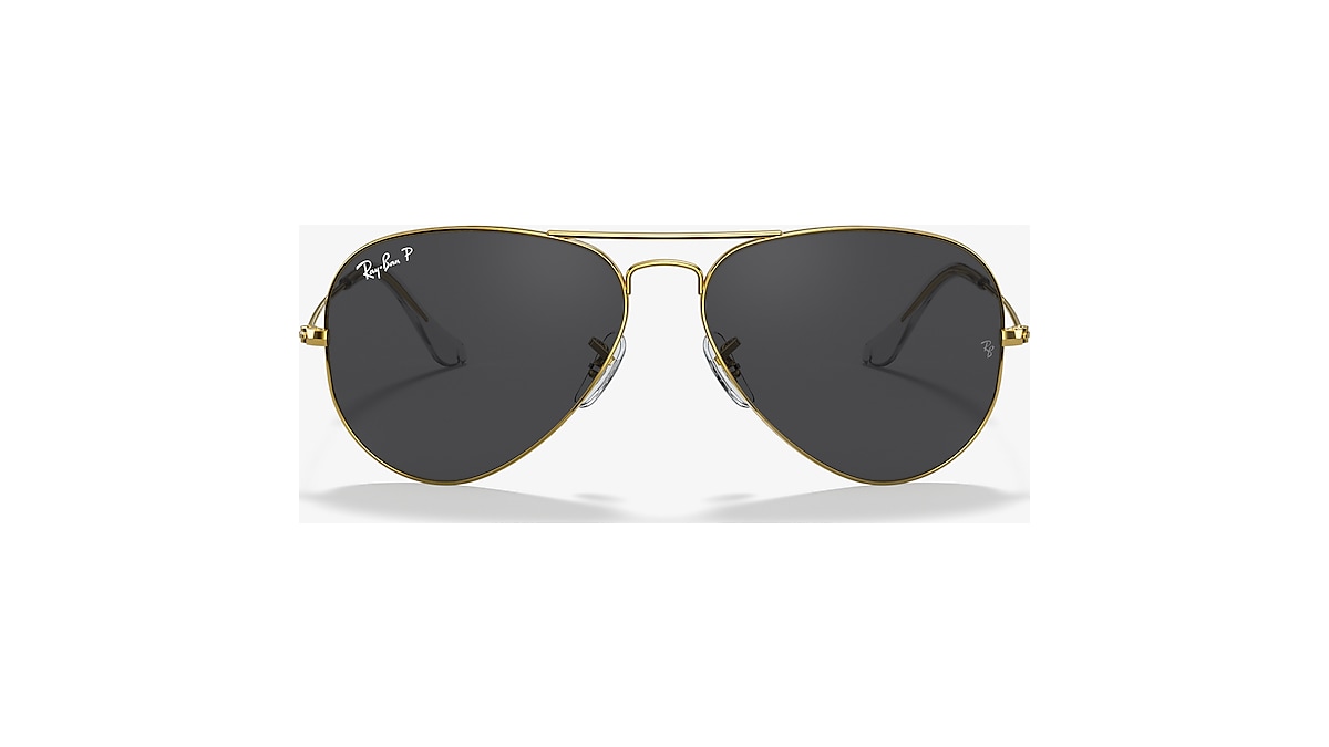 Ray-Ban Aviator Classic Sunglasses RB3025 919648 - Gold Frame - Polarized Black Gradient Lenses - 55mm