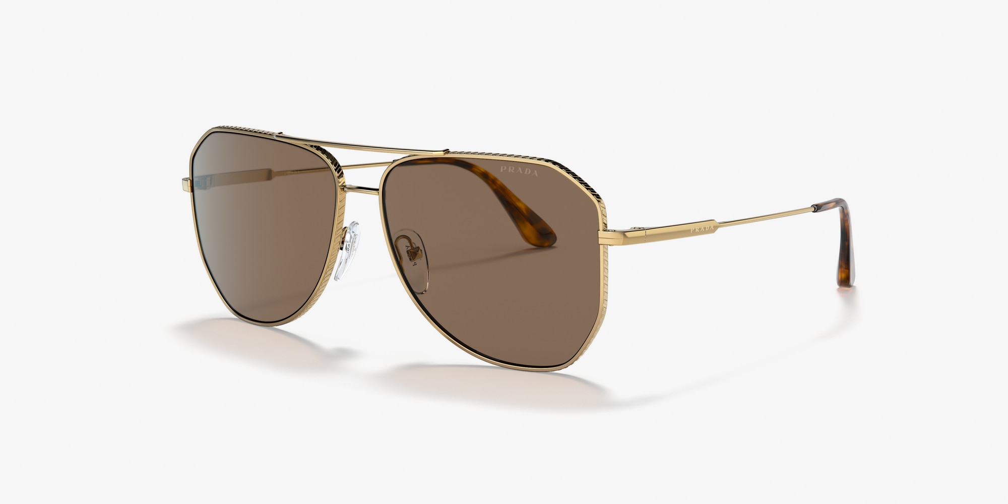 prada gold sunglasses