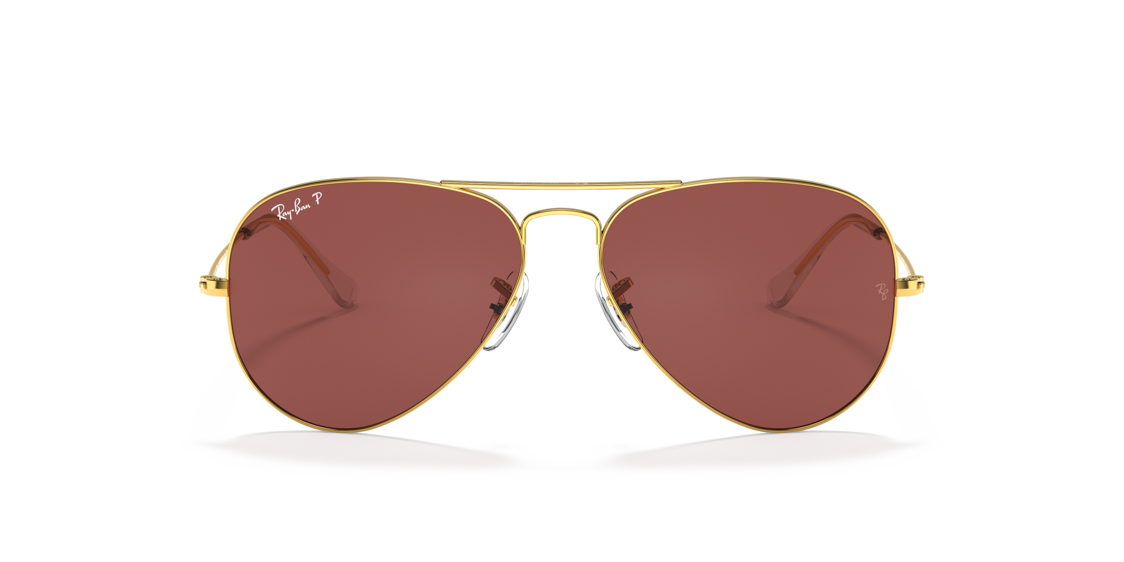 red and gold ray bans