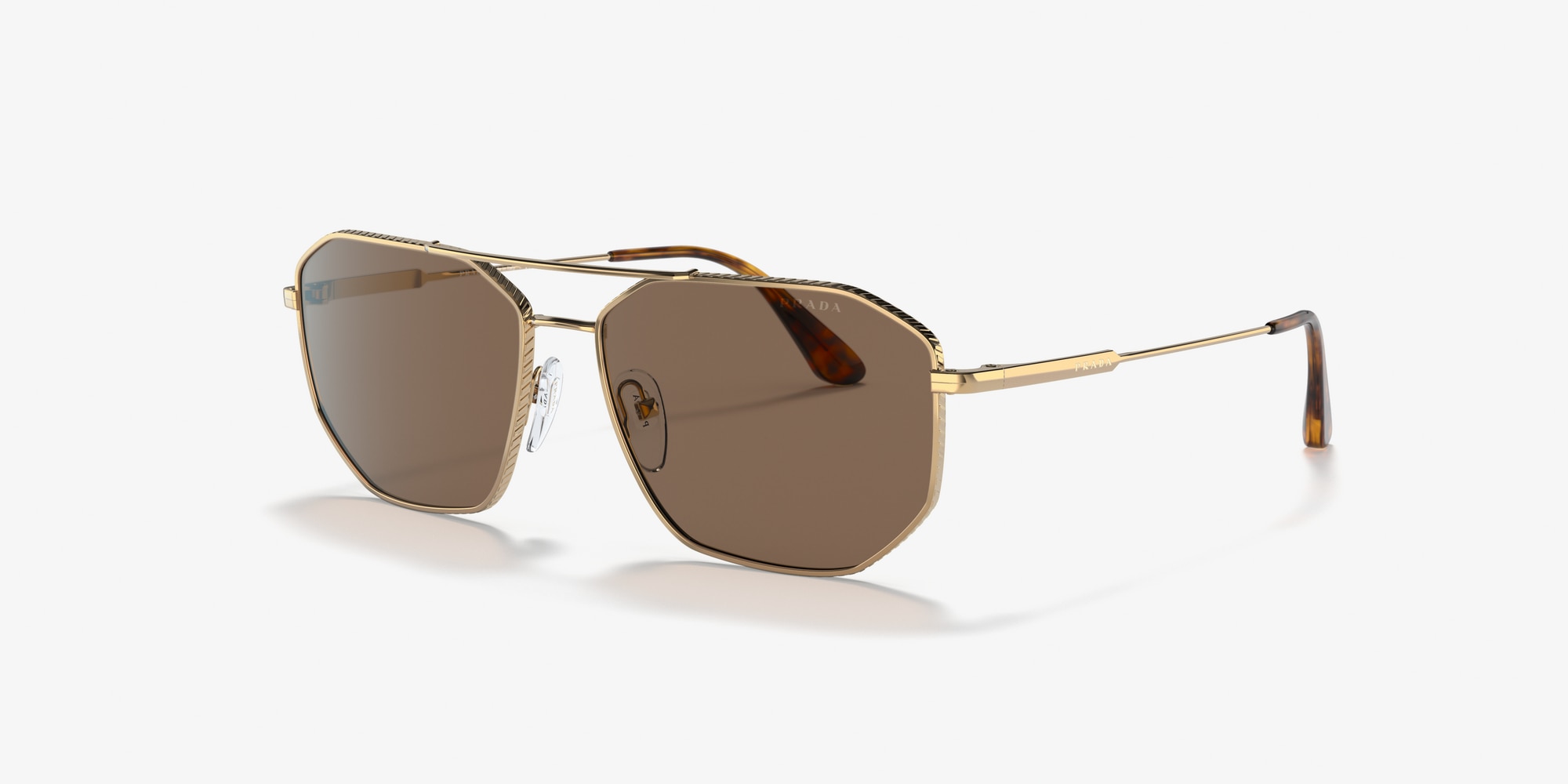 prada gold sunglasses