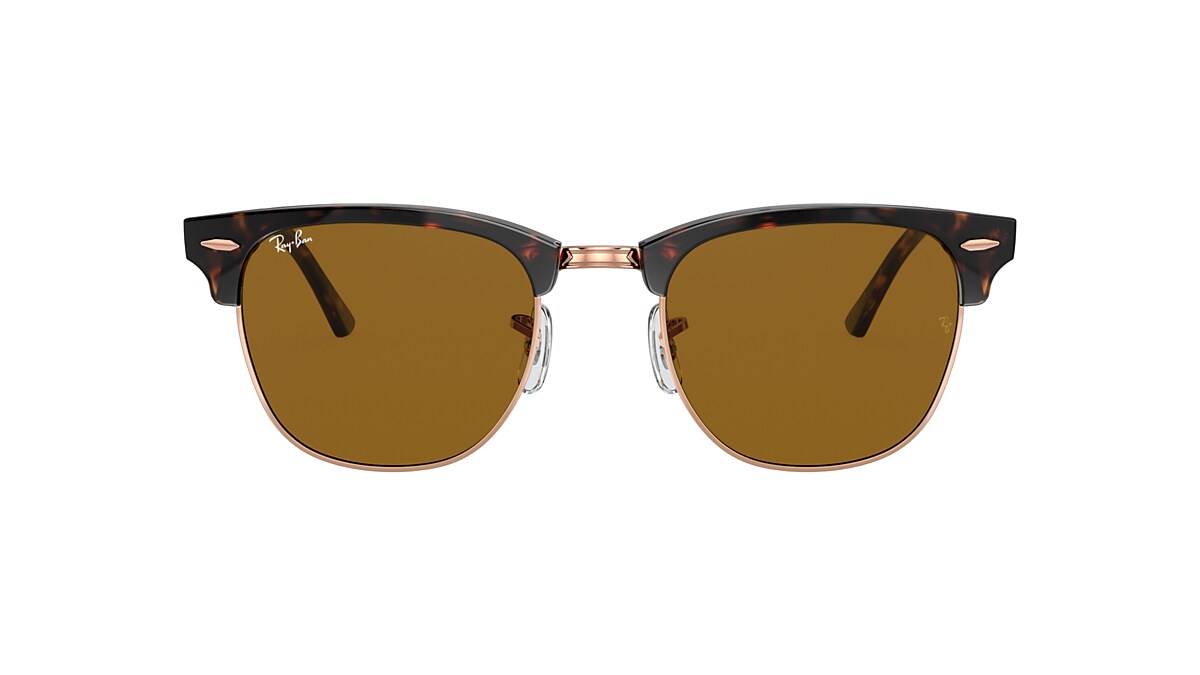 Ray-Ban RB3016 Clubmaster Classic 49 Brown & Havana Sunglasses 
