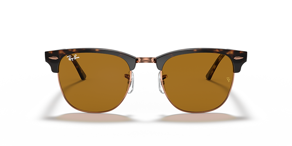 Ray-Ban RB3016 Clubmaster Classic 51 Brown & Havana Sunglasses