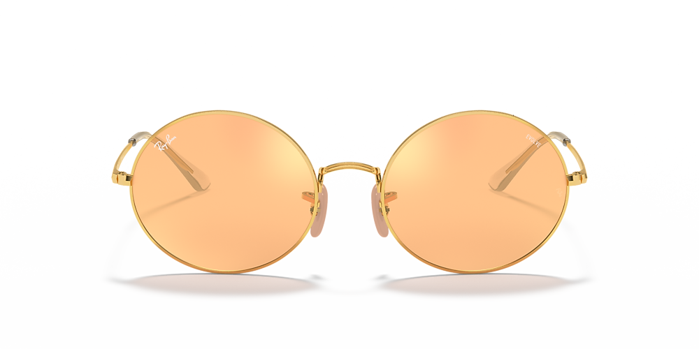 orange CHANEL sunglasses oval