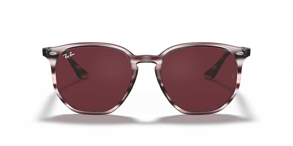 Ray-Ban RB4306 54 Dark Violet & Striped Bordeaux Havana Sunglasses |  Sunglass Hut Australia