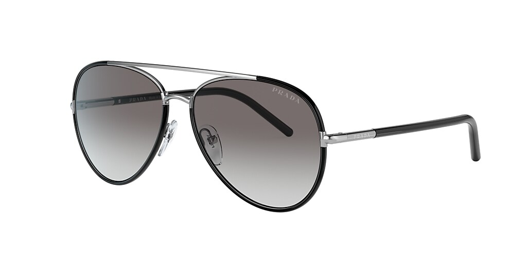 Prada PR 66XS 57 GreyBlack & Black Sunglasses Sunglass Hut USA