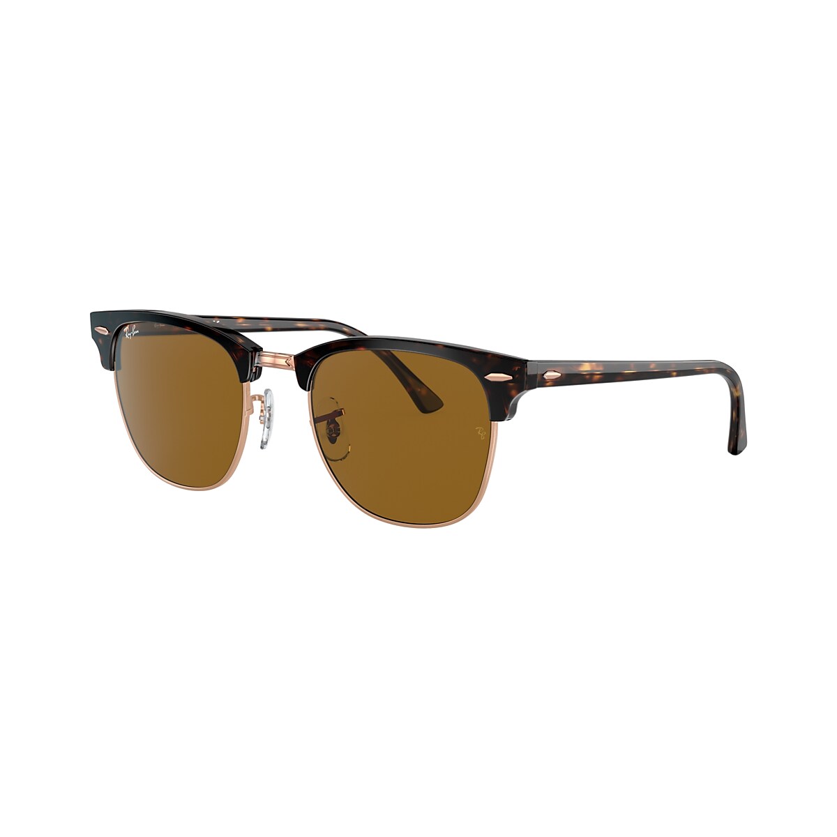 Ray-Ban RB3016F Clubmaster Marble 55 Brown & Havana