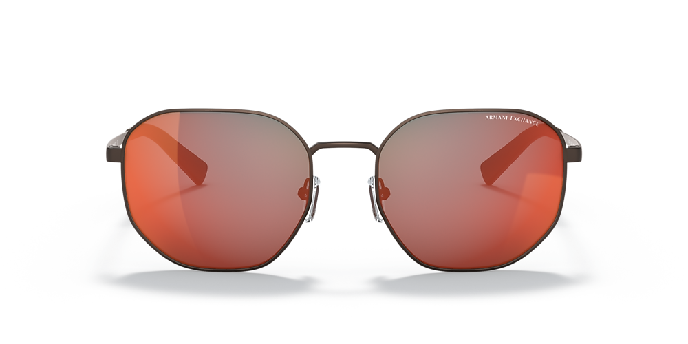 Armani Exchange AX2036S 56 Dark Grey Mirror Red/Yellow & Matte Armani Exchange AX2036S 56 Dark Grey Mirror Red/Yellow & Matte