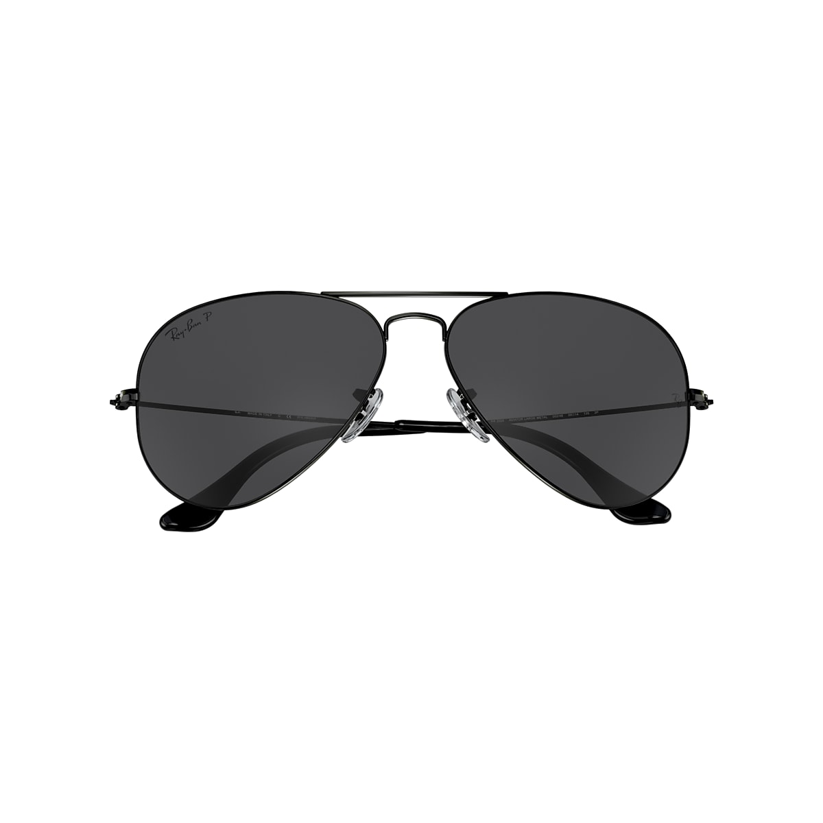 Sunglasses Ray-Ban Aviator Total Black RB3025 002/48 58-14 Medium Polarized