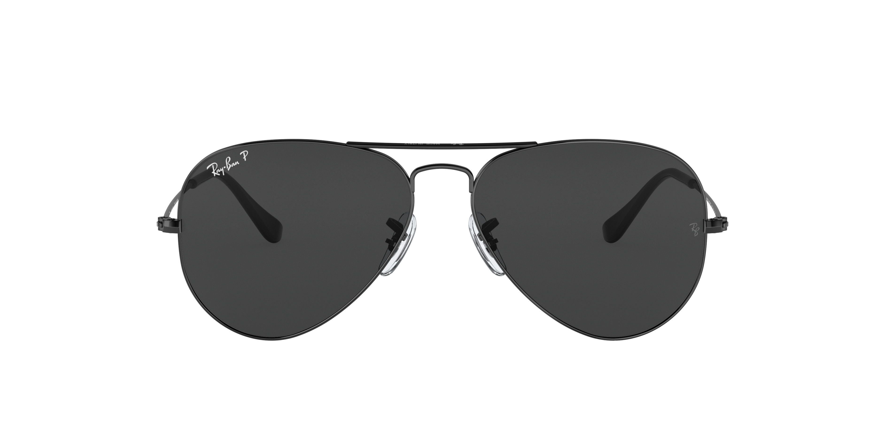 Ray Ban Rb3025 Aviator Large Metal 58 Black Black Polarized Sunglasses Sunglass Hut Usa