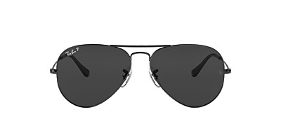 Black ray ban store polarized aviators