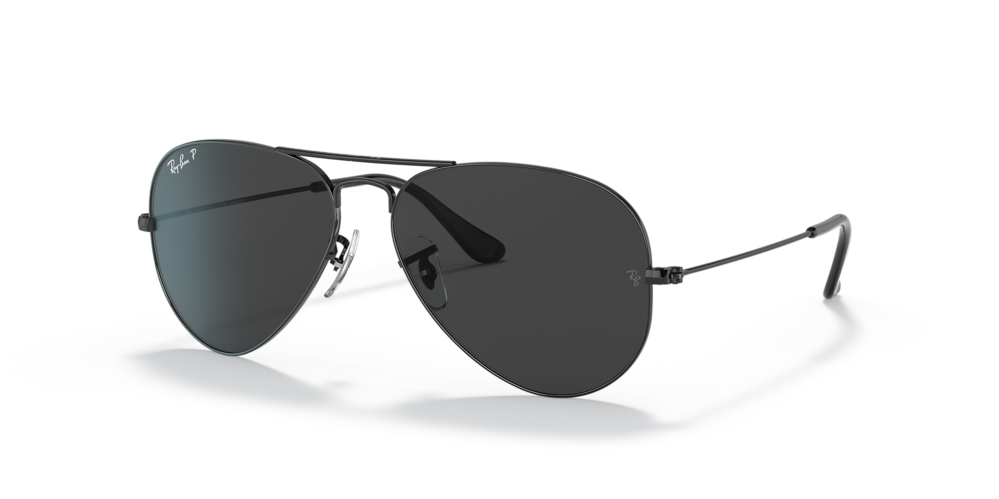 A rayban RB3025 AVIATOR TOTAL BLACK