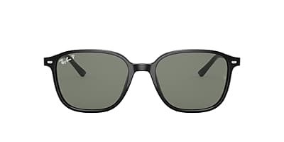 Ray-Ban RB2193F Leonard 55 Green & Black Polarized Sunglasses