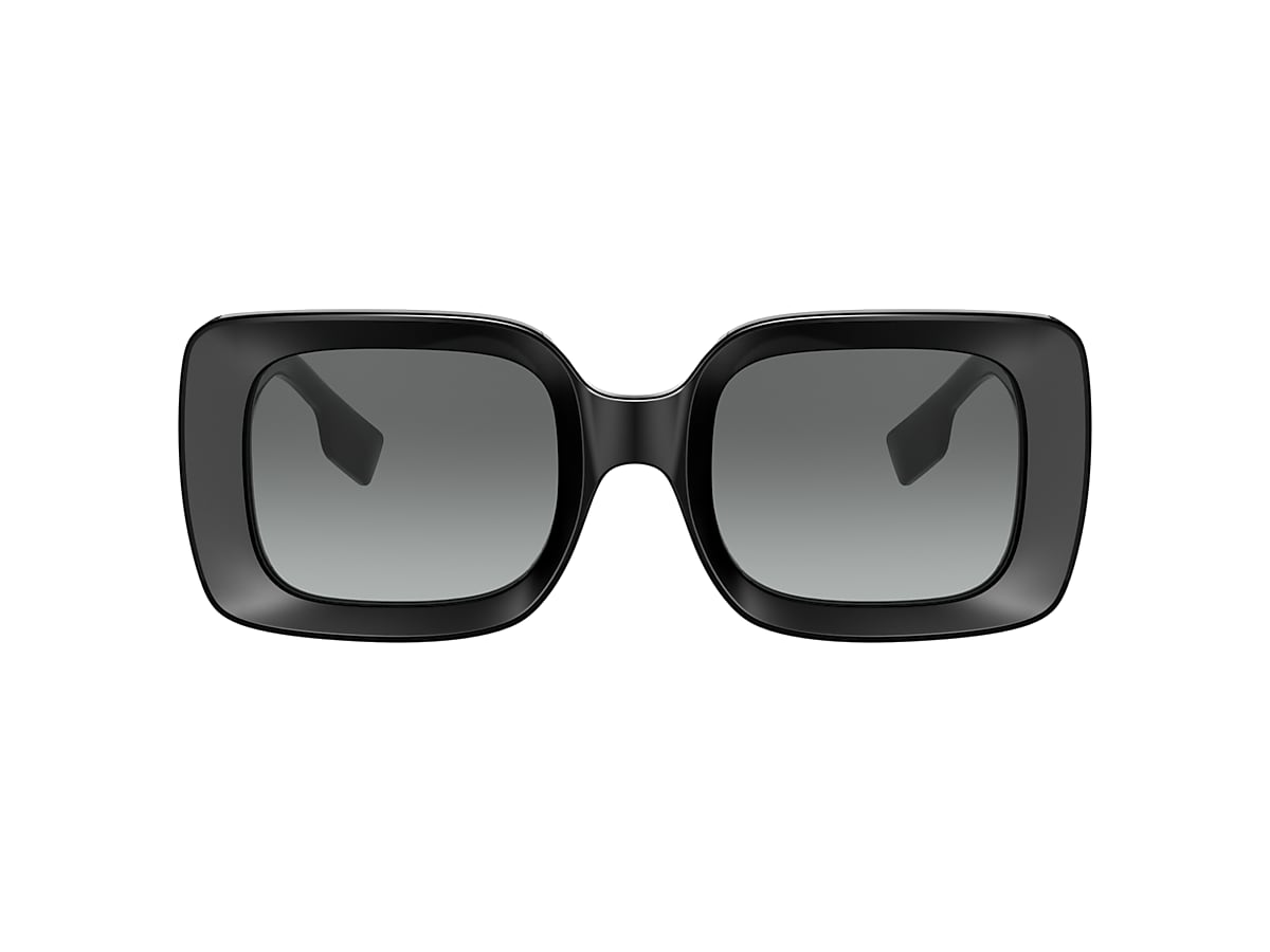 Burberry BE4327 Delilah 51 Grey Gradient & Black Sunglasses | Sunglass Hut  USA