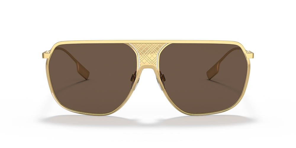Burberry BE3120 Adam 62 Brown & Gold Sunglasses | Sunglass Hut USA
