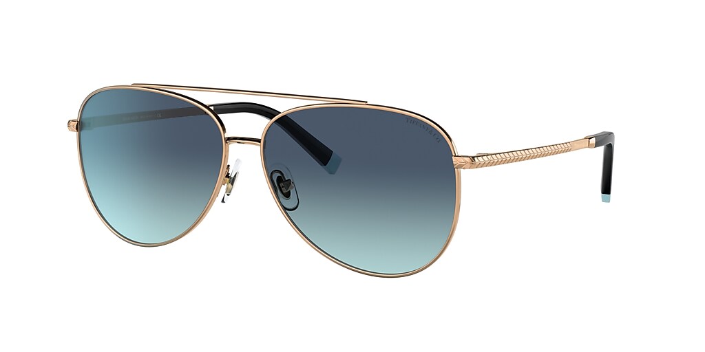 Tiffany & Co. TF3074 59 Blue Gradient & Rubedo Sunglasses | Sunglass ...