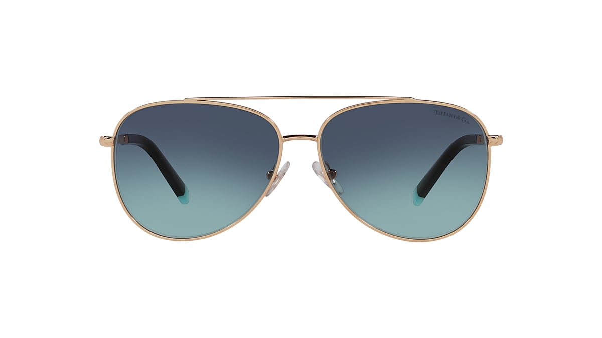 TIFFANY & CO. TF3074 Rubedo - Woman Luxury Sunglasses, Blue Gradient Lens